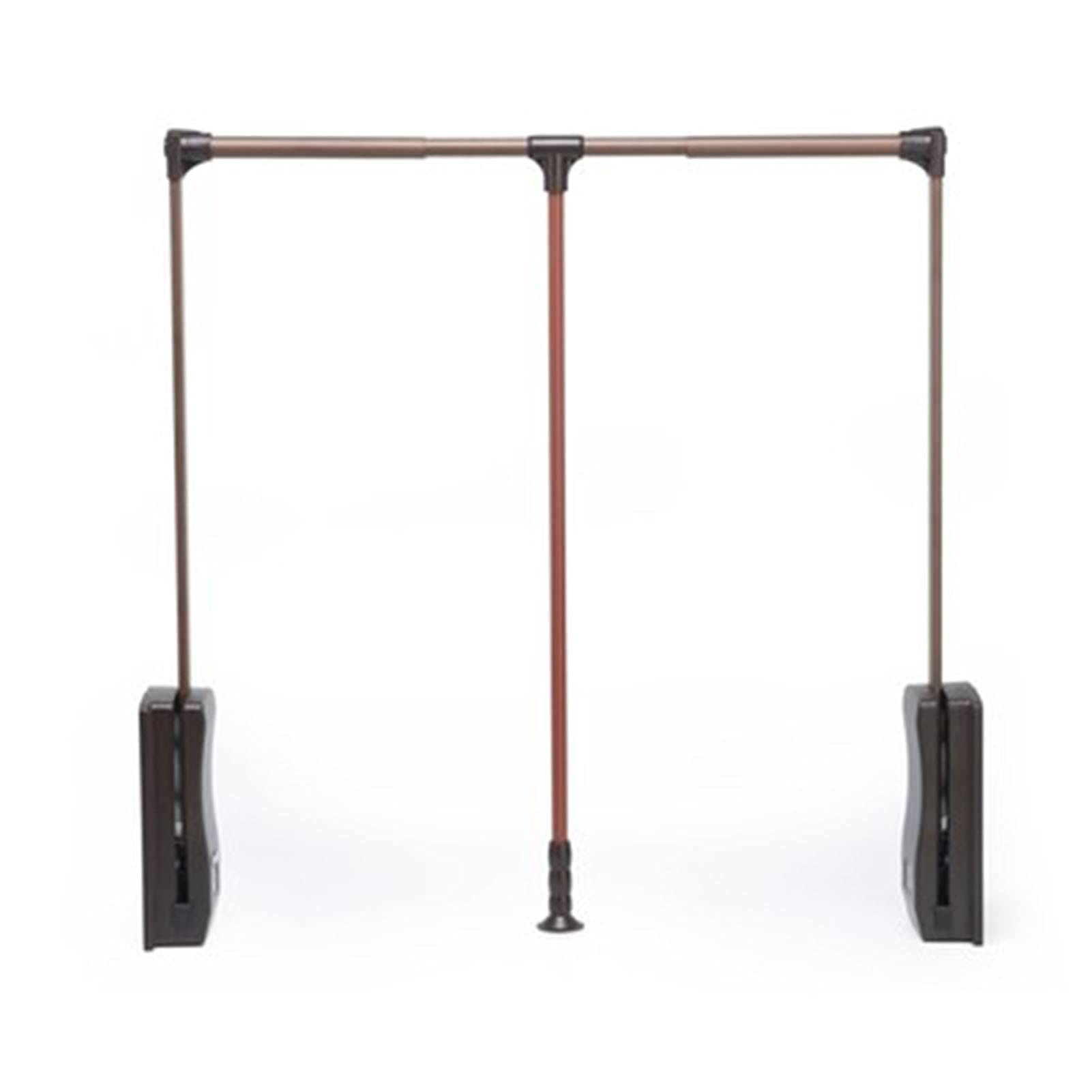 HTTGDGDH Adjustable Pull Down Closet Rod, Retractable Hanger Organizer For Space-Saving Clothes Storage, 690-920Mm, Easy Lift Wardrobe System, Perfect For Small Spaces,920-1240mm