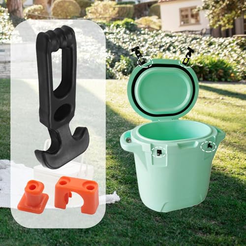 Image of T Tulead T-Handle Latches Rubber Draw Latches Toolbox Cooler Replacement 110x46mm Toolbox Lid Latches Boat Hatch Latches Pack of 2 with Screws