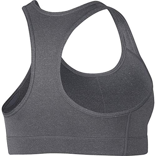 Nike Women's Victory Padded Sports Bra, Dri-Fit Sports Bra For Women With Racerback Design, Carbon Heather/Black, X #TOP2