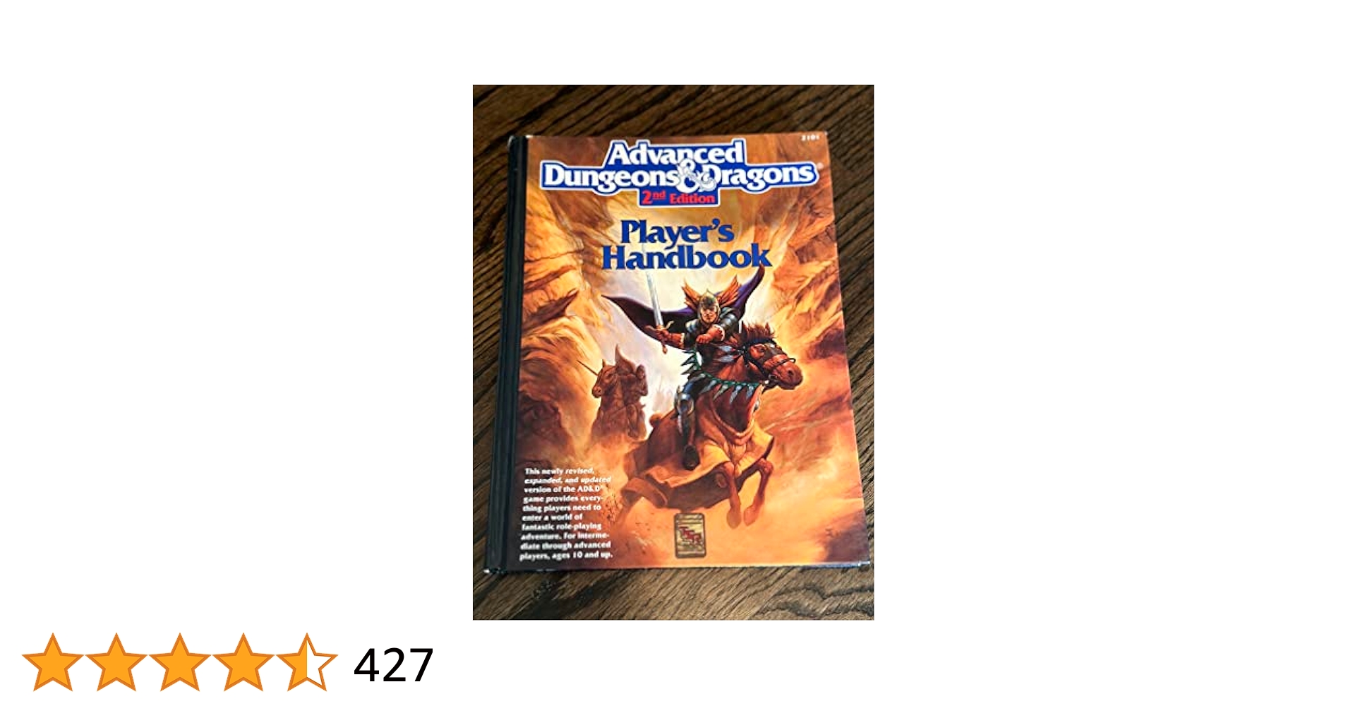 AdvancedDungeons and Dragonsプレイヤーズハンドブック Player's Handbook Advanced Dungeons & Dragons (2nd Ed