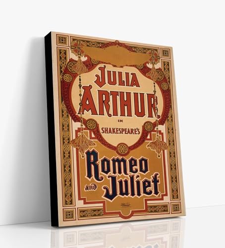 Vintage Theater Canvas - Romeo and Juliet - Timeless Tragedy