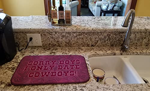 Tapis d'égouttoir rose anti-humidité, solution pour protéger le plan de travail