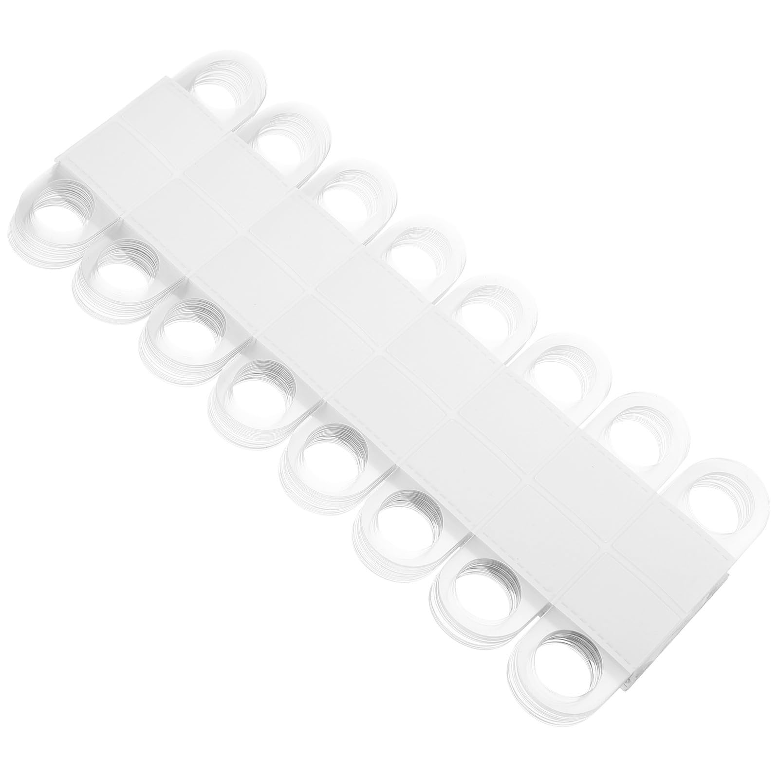 Onglets adhésifs en plastique pour rangement maison et organisation de dressing