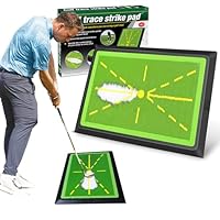 SWINGTEK Golfschwungmatte, robustes Pitchgabelbrett, 30,5 x 43,2 cm, Golf-Trainingsmatte für Schwungwege-Feedback und Indoor-Übung