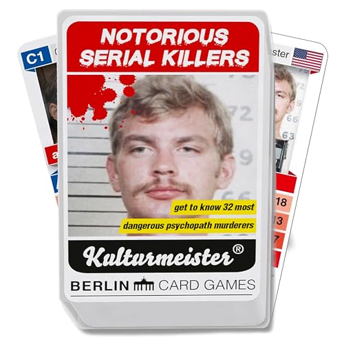 Notorious Serial Killers: Das Quartett-Spiel mit den 32 berüchtigsten Serienmördern - Gänsehaut garantiert!