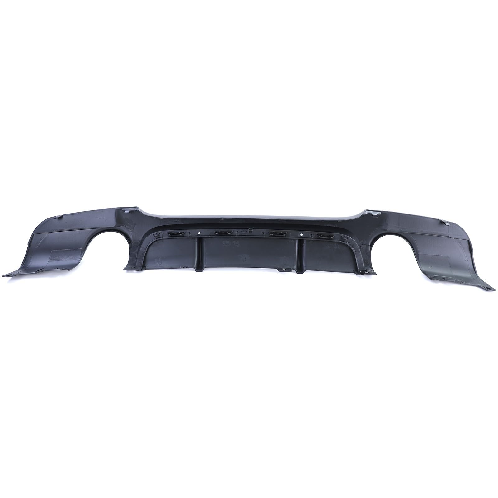europetuning - 05984 - DIFFUSEUR Sport Double Sortie Noir Brillant Compatible BMW Serie 3 E90 E91 avec PARECHOCS M