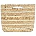 Produktbild N/O Viel Spaß beim Einkaufen mit Einkaufstasche Natur Streifen Handgefertigt Jute