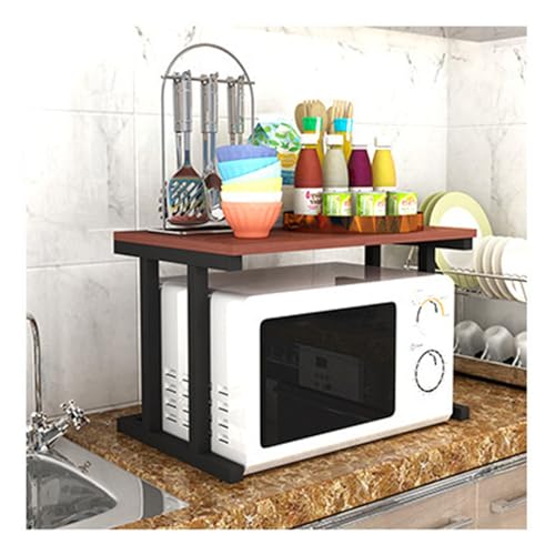 Support de rangement de cuisine robuste pour micro-ondes et four compact - 2