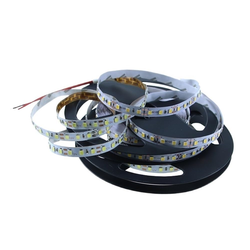 Exterior/interior decorativos, Juego de 4 rollos de tiras LED 2835SMD DC12V, 20 m, IP20, no impermeables, for decoración de salas de estar, pasillos, cocinas y bares.(Cool White)