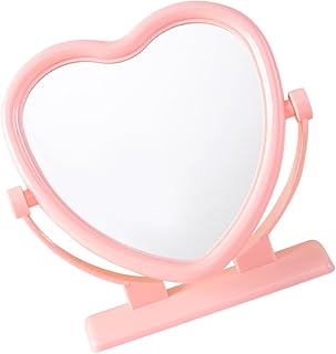 Espejo de mesa con forma de corazón, espejo d...