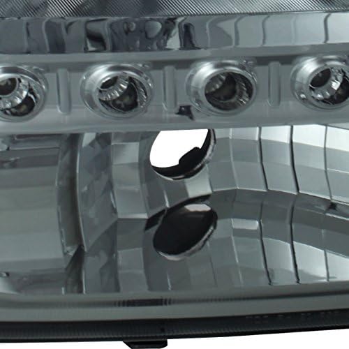 AKKON - For Ford F250/F350/F450/F550 Superduty Smoke LED Headlights Replacement + LED Smoked Tail Lights Brake Lamps Combo