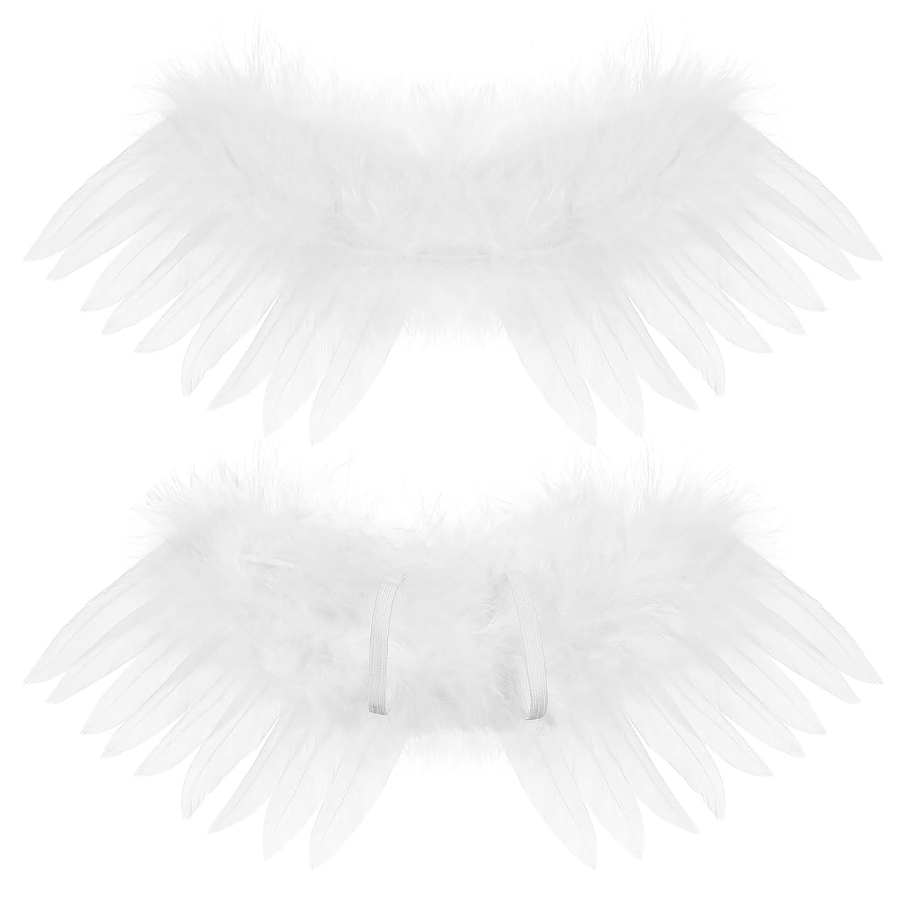 Amazon.com: Abaodam 2pcs Small White Angel Wings for Crafts with