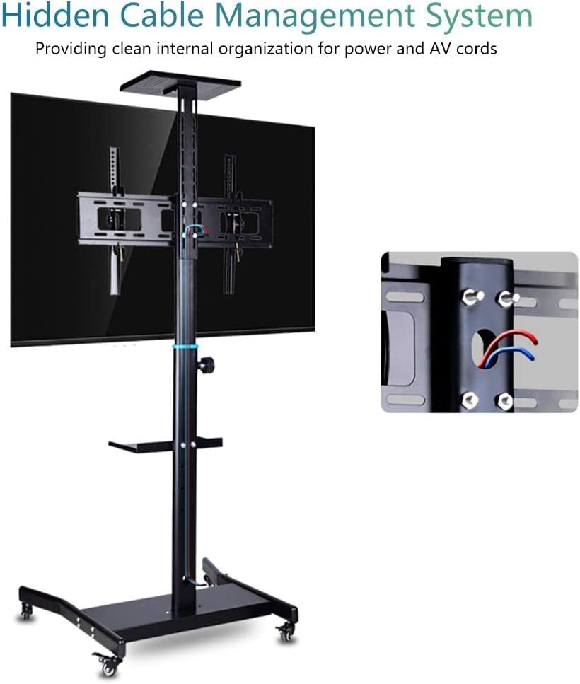 Soporte móvil con ruedas para TV de 32" a 60" miniatura 6