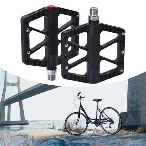 Pédales de vélo de route plateforme antidérapante nylon légère durable - 2