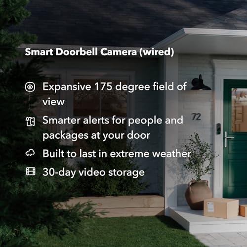 Image of ecobee Home Security Bundle with 1-Year Smart Security Advanced Subscription, Smart Home Security System, Doorbell Camera, Smart Camera, SmartSensor