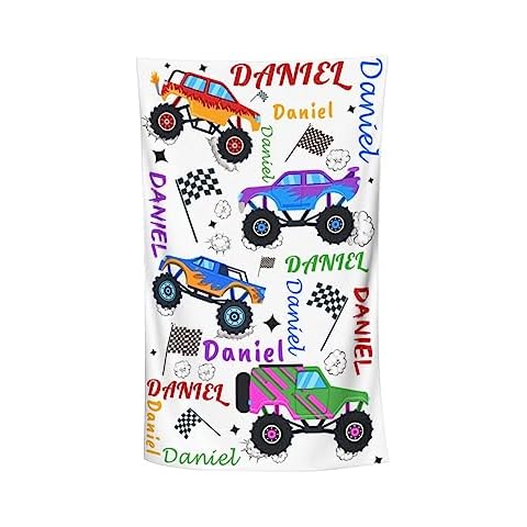 Naispanda Personalised Kids Beach Towel Cover