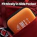 weefla Empty Naloxone Carry Case Kit, Fits 2 Pack Nasal Sprays, for Opioid Overdose Emergency, High-Visibility, Shock & Crush Resistant, Easy to Clean, for First Responder & LEO (Small, No Naloxone)
