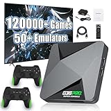 G36 PRO Retro Game Console 256G, Video Emulator Gaming Console with Built in 120000+ Retro Game 50+ Emulator, EmuELEC & Android System, with 2 x 2.4G Wireless Controllers, Plug and Play TV Video Games