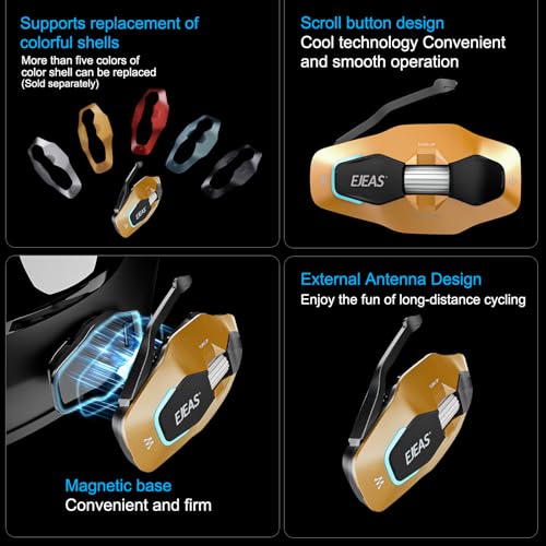 Intercom Bluetooth moto Mesh 4.0 X10 casque de moto kit communication étanche
