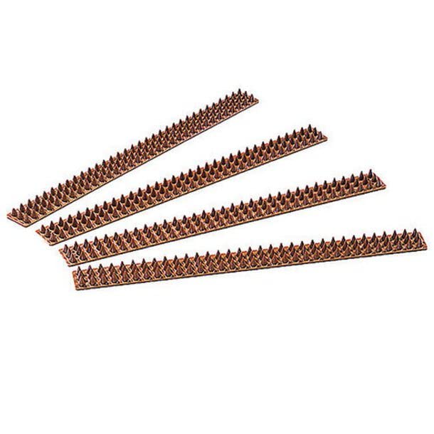 Easylife Anti-Climb Security Fence Spikes (Pack of 10) Intruder, Cat and Pigeon Deterrent, Robust Anti Climb Spikes for Fence Tops, Bird Deterrent Strips 50cm Each, 5m Total - Fully Guaranteed