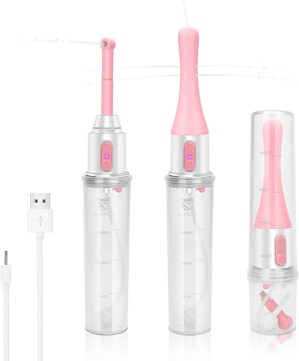 Newest Design Electric Portable Travel Bidet, Luxiv Antileak Women