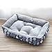 Haustierbett Haustier Bett Haus Weiche Paddecke Bett Matte für Welpen Hund Katze Sofa Kissen Hause Waschbare Teppich Halten Sie Warme Pet Products Haustiere Zubehör ( Color : D , Size : L 60X45CM )