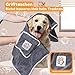Laamsamling 120x70cm Hundehandtuch, 2 Stück Hundehandtuch Extra Saugfähig mit Griffaschen, Mikrofaser-Handtücher für Hunde und Katzen – ideal für Kleine, Mittelgroße und Große Hunde