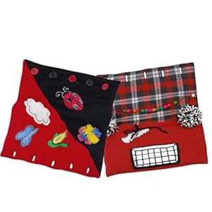 iuvas 2-zijdige dementiemof (vrouw/man), sensorische therapiehulp, nestkussen en nestdeken voor dementiepatiënten, tewerkstelling, activering en spel voor senioren