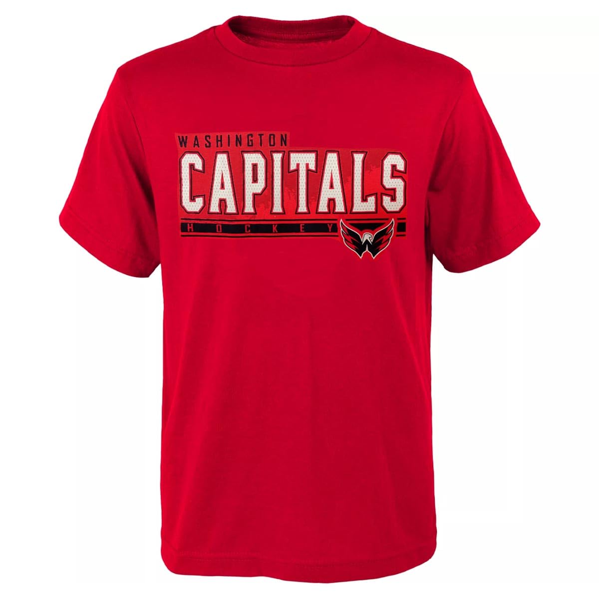 OuterstuffWashington Capitals Youth Size Hockey Team T-Shirt