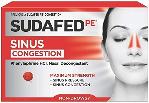 Sudafed PE Congestion Tablets - 36 ct, Pack of 5