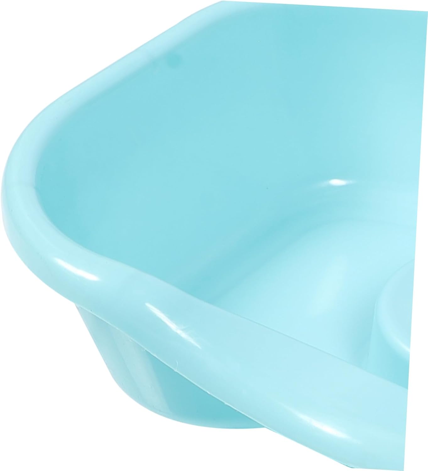 ORFOFE Ergonomic Portable Shampoo Basin with Curved Neck Support for Elderly Disabled Bedridden Pregnant Women Comfortable Hair Washing Tray for Home Care and Post-Surgery Use