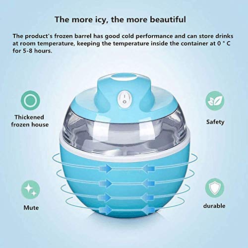 LLSS Softeismaschine für Zuhause, selbstgemachte elektrische Eismaschine mit eingebautem Gefrierschrank, Iced Dessert… – Bild 3