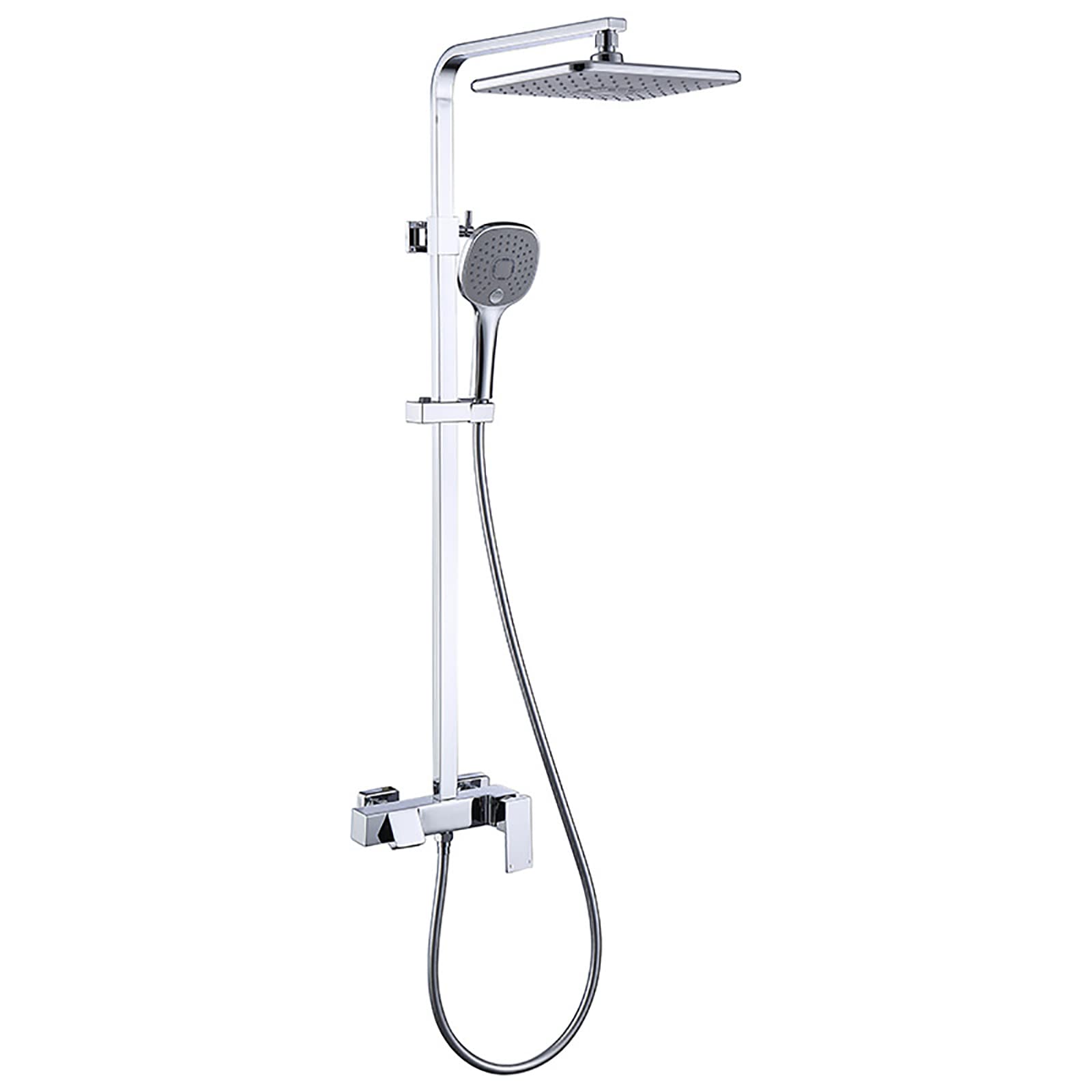 Système de douche haut de gamme avec ciel de pluie et cascade