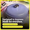 Lodge Essential Enamel Cast Iron Dutch Oven 6 Quarts - Perfect for Bread Baking, Braising, Marinating & Slow Cooking, Features Moisture-Sealing Lid & Dual Handles, Kitchen Essentials, Lilac #5
