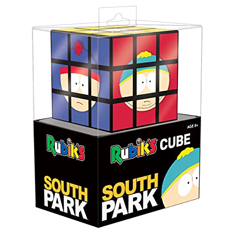 South Park Rubik's Cube | Collectible Puzzle Cube Featuring Characters - Stan, Kyle, Cartman, Kenny, and Butters | Officially Licensed 3x3x3 Comedy Central South Park Rubiks Cube