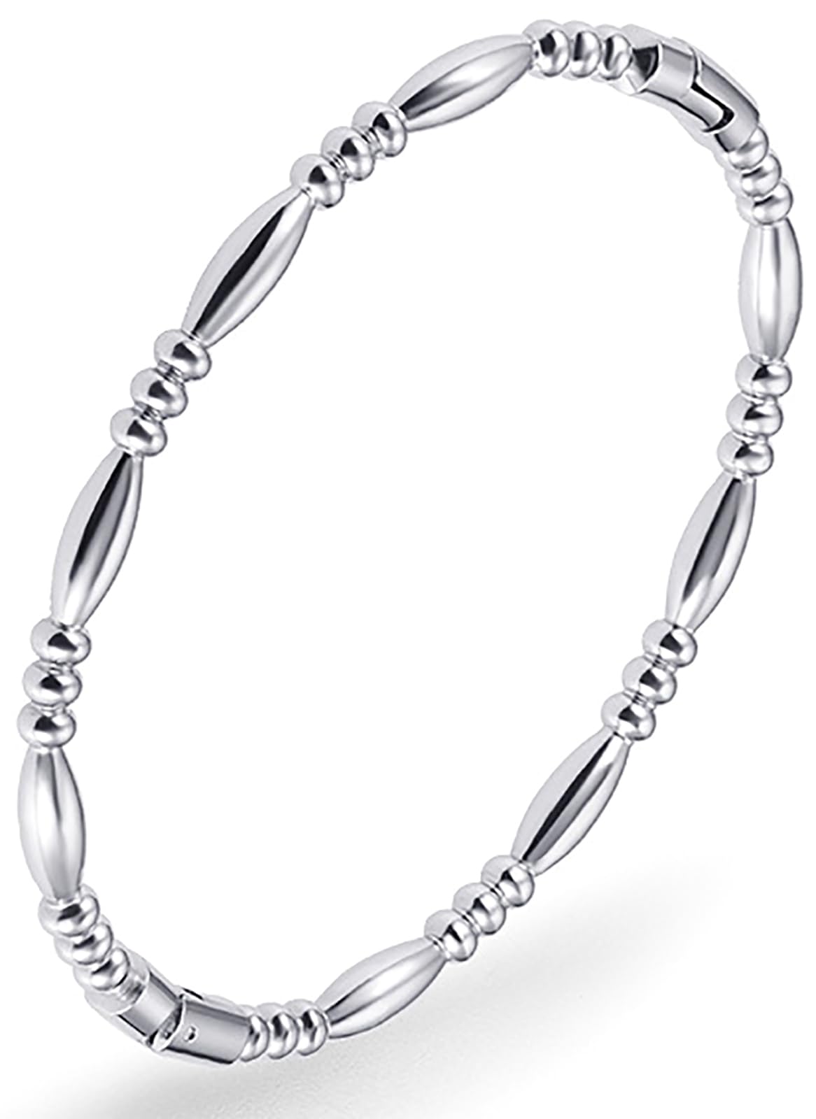 Tidefire Edelstahl Bambus Design Armband Titan Stahl Armband