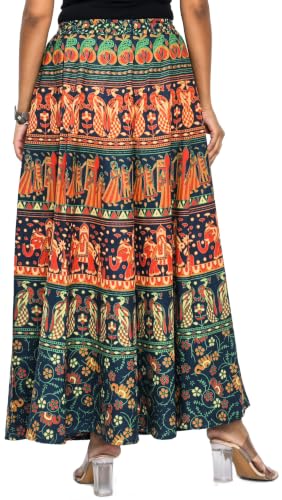 Image of Premium Cotton Skirt for Women with Pocket, Free Size