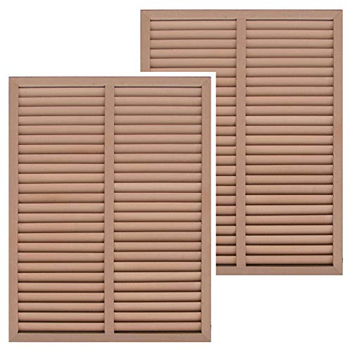 igarden アイウッド人工木製 ルーバーラティス 幅90cm 2枚セット フェンス 塗装不要 シロアリ防止 メンテナンス楽 アイガーデンオリジナル 目隠し 日除け 境界 (高さ120cm, ナチュラル)