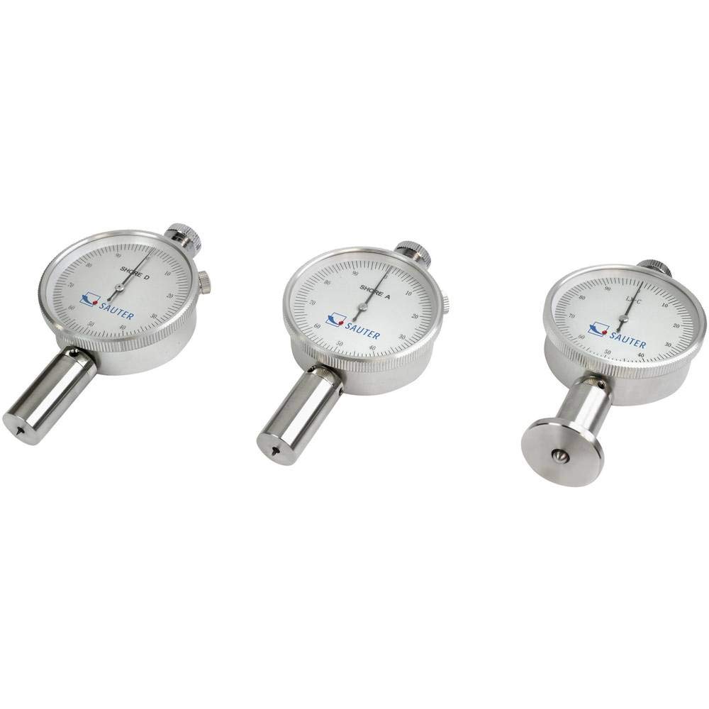 Sauter Analoges Shore-Härteprüfgerät HB (für Shore A0, Schaumstoff, Schwämme, Messung der Eindringungstiefe) HB0 100-0