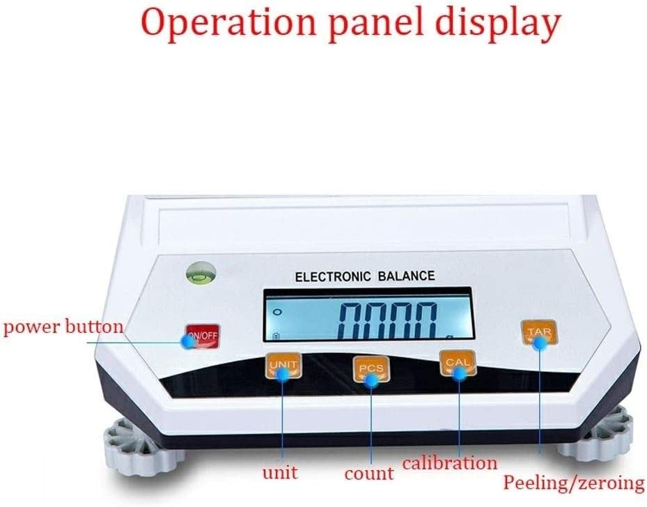 Balanza Digital para joyería, balanza analítica de precisión Recargable, báscula electrónica Industrial para Piezas y Monedas, balanza de inventario de Gramos,