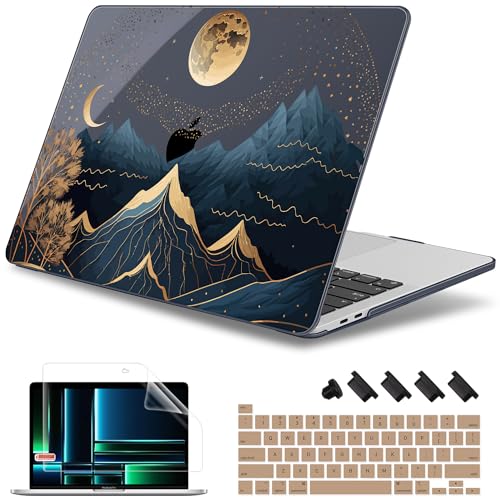 Funda MacBook Pro 16 A2141 delgada de plástico para usar en oficina con protector de pantalla