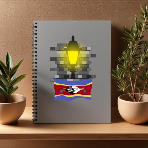 Carnet Swaziland Street Lamp Bricks A5 pour ne plus manquer de pages