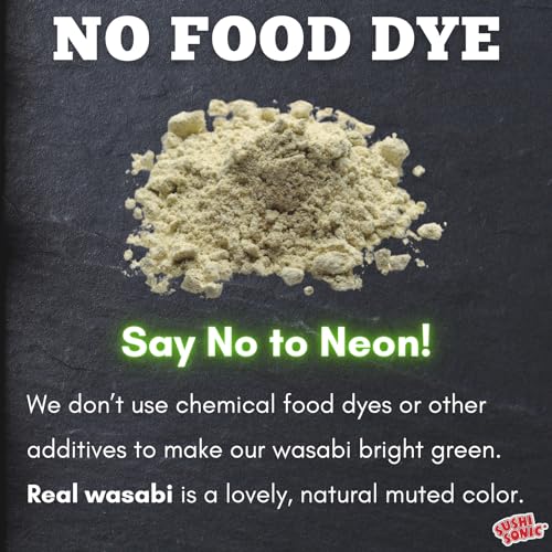 Sushi Sonic 100% Real Wasabi Powder, No Fillers, Non-GMO, Vegan, Use Authentic Wasabi Powder for Traditional Flavor, 1.25 oz jar - Image 7