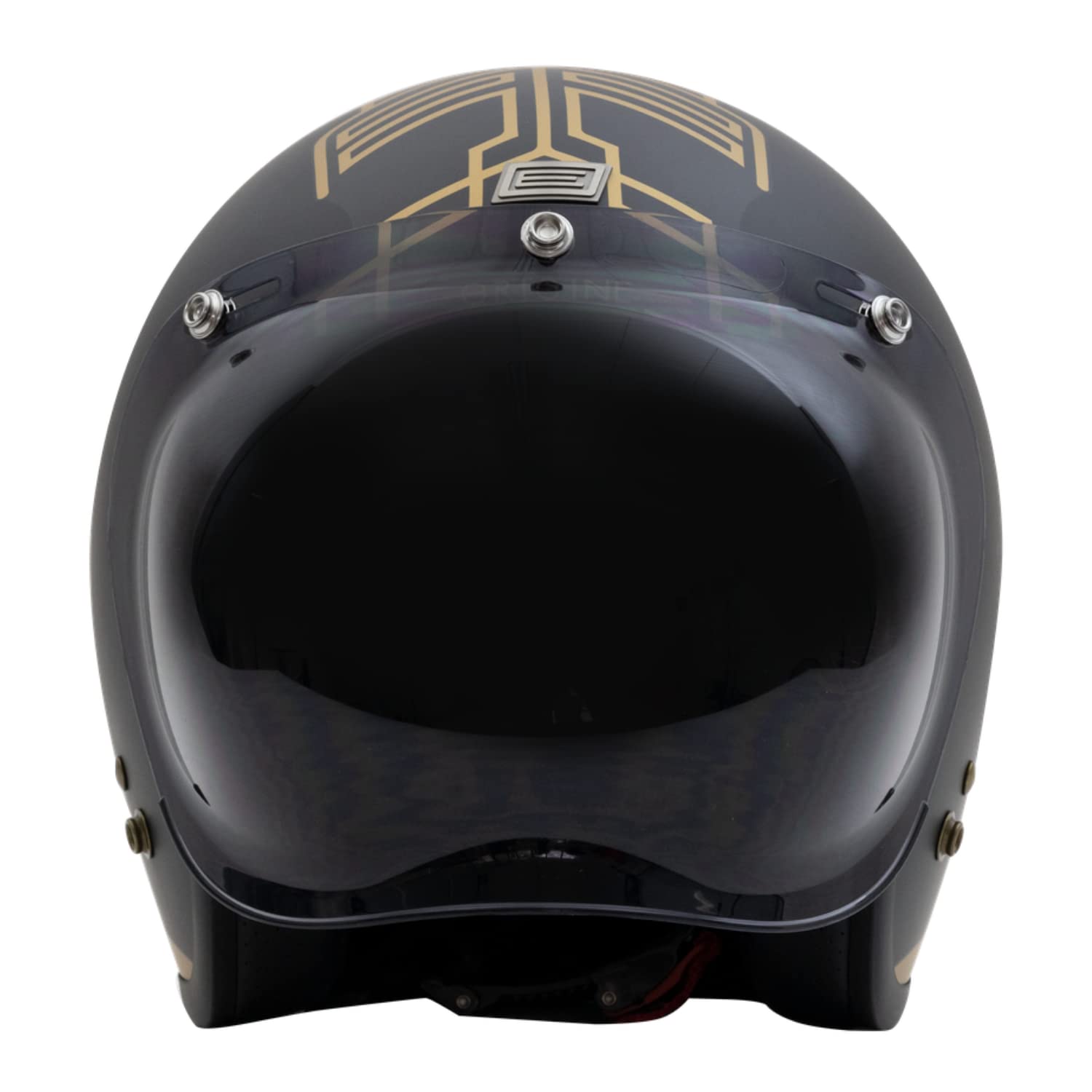ORIGINE Open Motorcycle Jet Casco ECE Homologado Scooter Casco con Visera