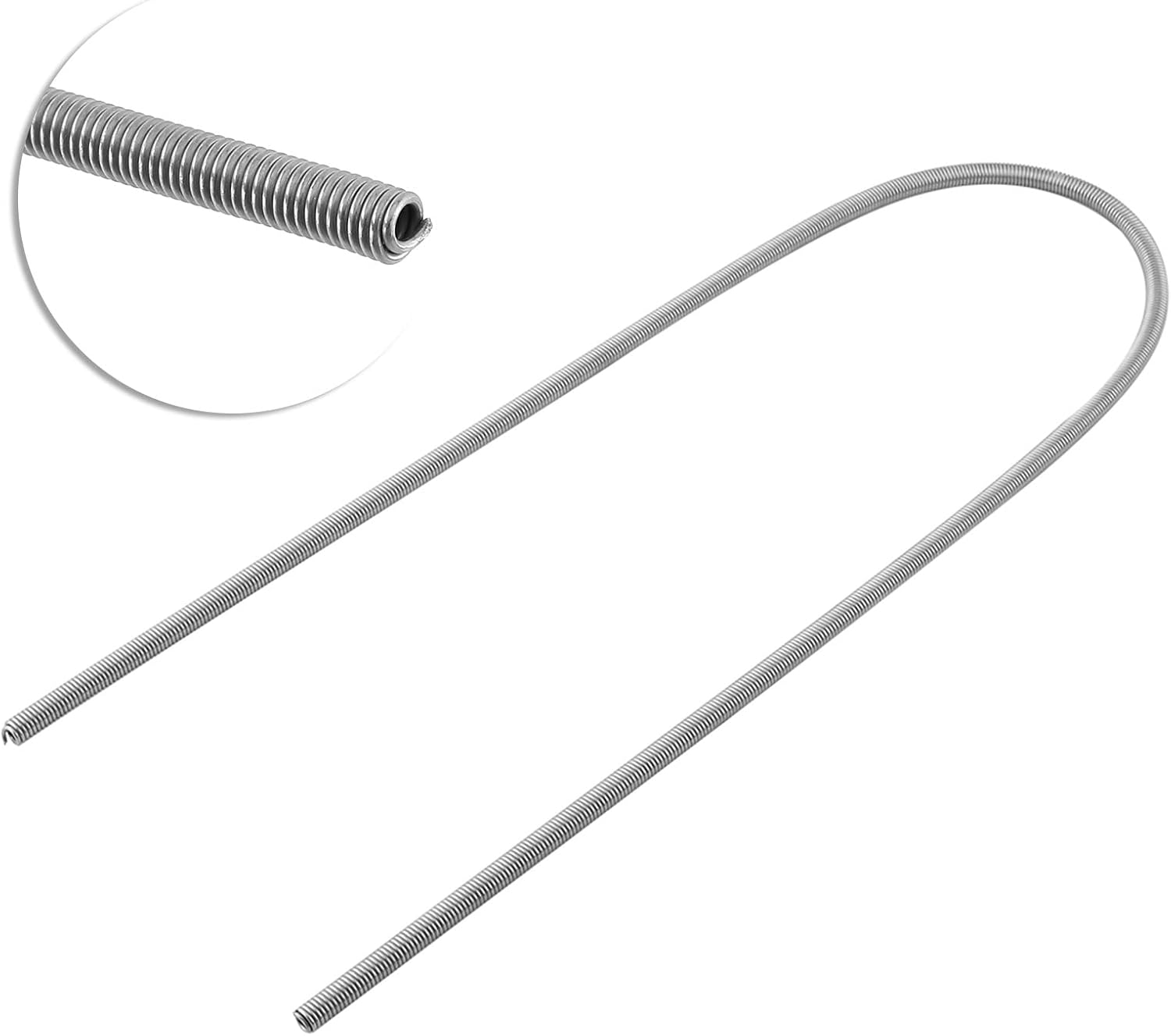 Heating Coil, four poteries kiln Wire AC220V 3000W 0.28"Outer Diameter 31.1" Length Kiln Furnace Heating Restring Wire