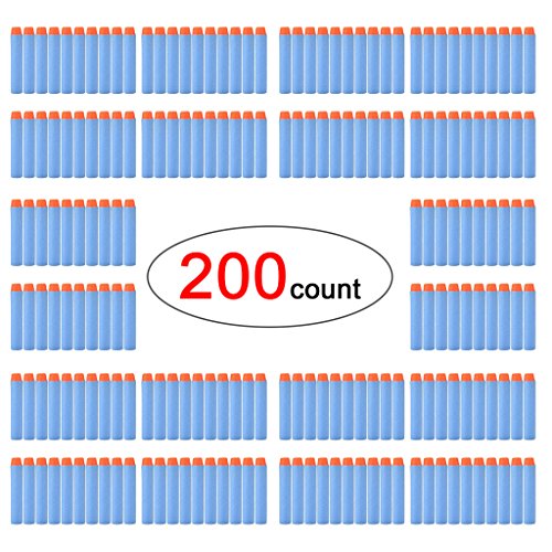 Ekind Standard Darts Refill Pack Compatible For Nerf N-Strike Elite Series Blaster (200 Pcs, Light Blue) #TOP15