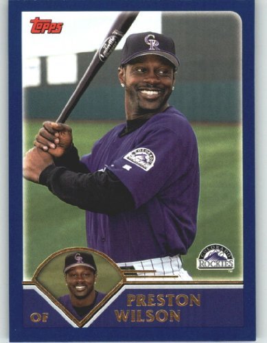 Amazon.com: 2003 Topps Baseball Card #528 Preston Wilson
