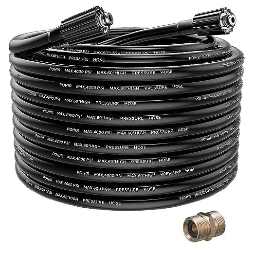 YUET 10M Hochdruckreiniger Schlauch, M22 x 14mm Verlängerungsschlauch, 240Bar Hochdruck-Ersatzschlauch Kompatibel mit Kärcher HD HDS Kranzle Gewinde Verlängerungsstecker