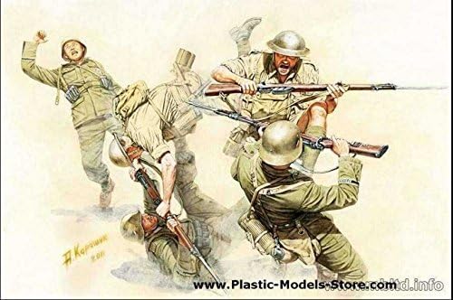 British and German Infantry, battles in Northern Africa, 1/35 Master Box 3592