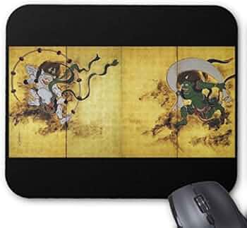 Amazon.co.jp: 酒井抱一『 風神雷神図 』のマウスパッド：フォトパッド